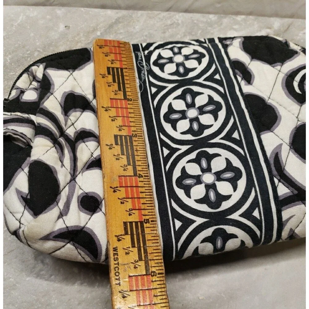 Vera Bradley Retired Night and Day Cosmetic Bag Lined Zip Large Good Condition
